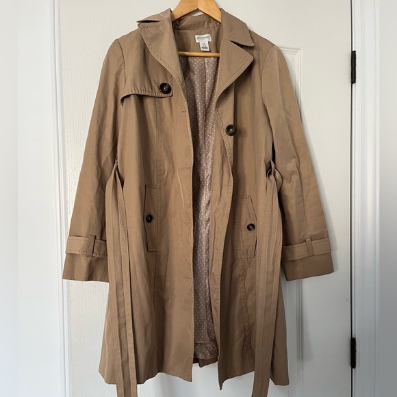 MOTHERHOOD MATERNITY - TRENCH COAT - SMALL - Picture 1 of 6